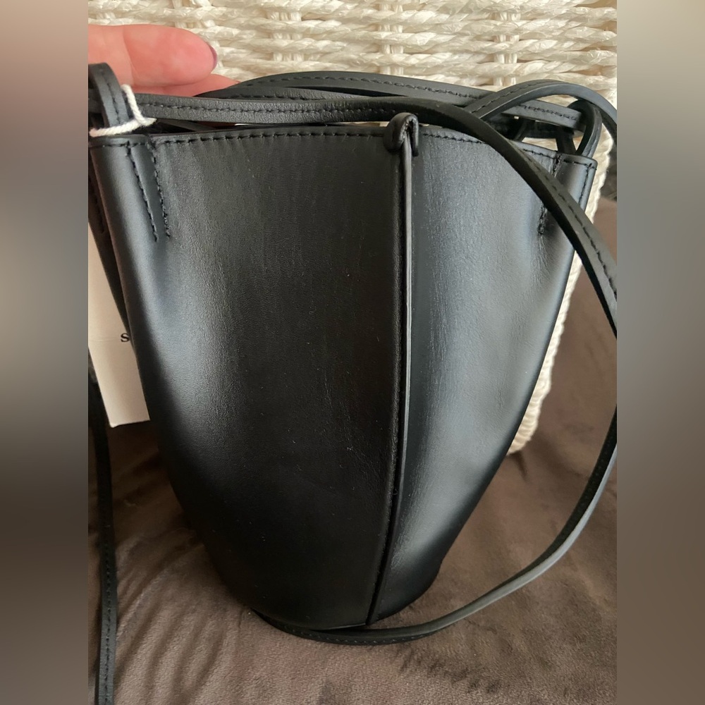 Sezane Smooth Leather Nano Romie Bag …NWT - Picture 7 of 13